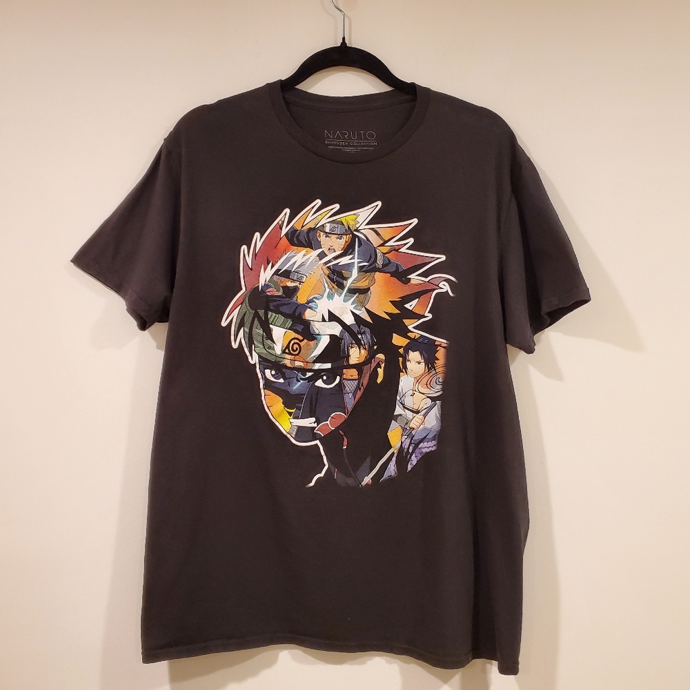 Naruto Anime Short Sleeve T-shirt Women's Size L